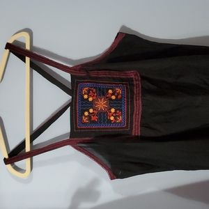 Torrid black embroidered cami 4